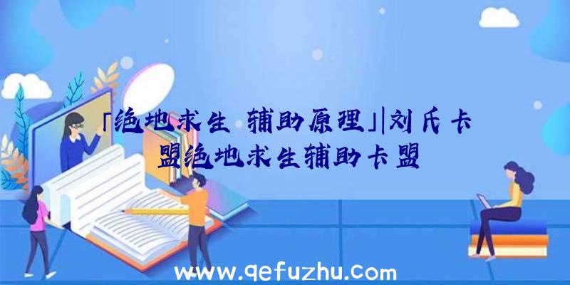 「绝地求生